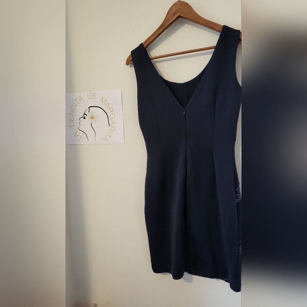 GUESS mini dress blue navy sequin size 6 NWT - Picture 8 of 9